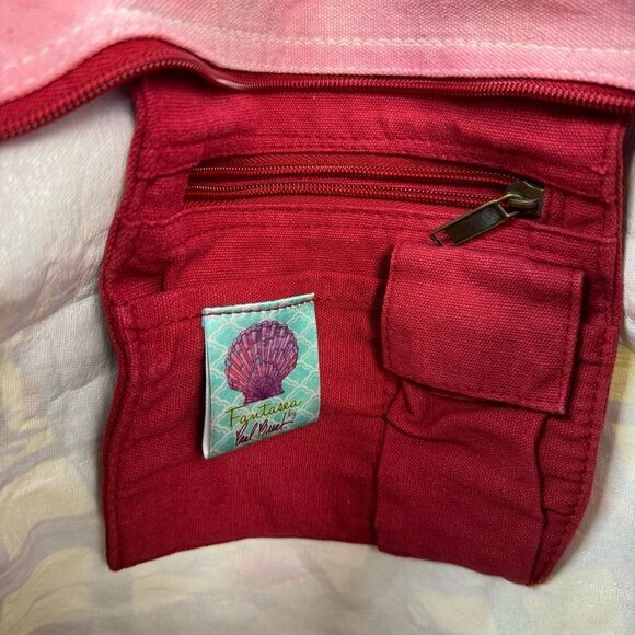 Paul Brent BAG Fantasea Large Tropical Bright Fantasy Tote Shoulder Fun Gift GV - Picture 9 of 10